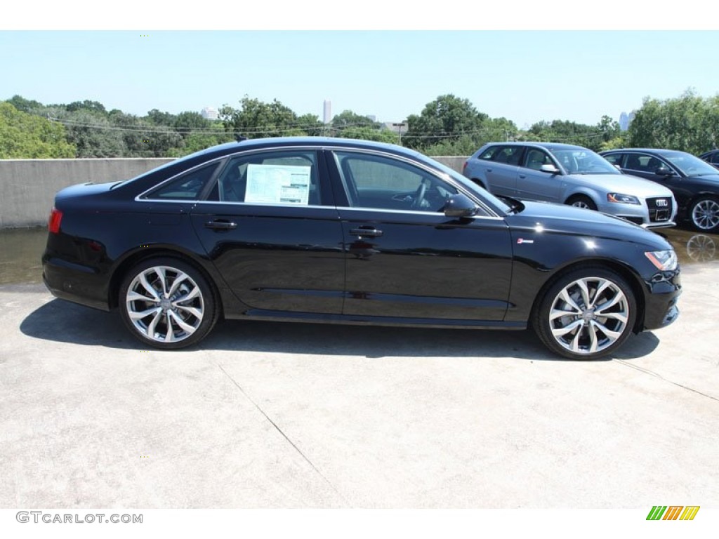 2013 A6 3.0T quattro Sedan - Havanna Black Metallic / Black photo #9