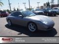 Seal Grey Metallic 2002 Porsche 911 Targa