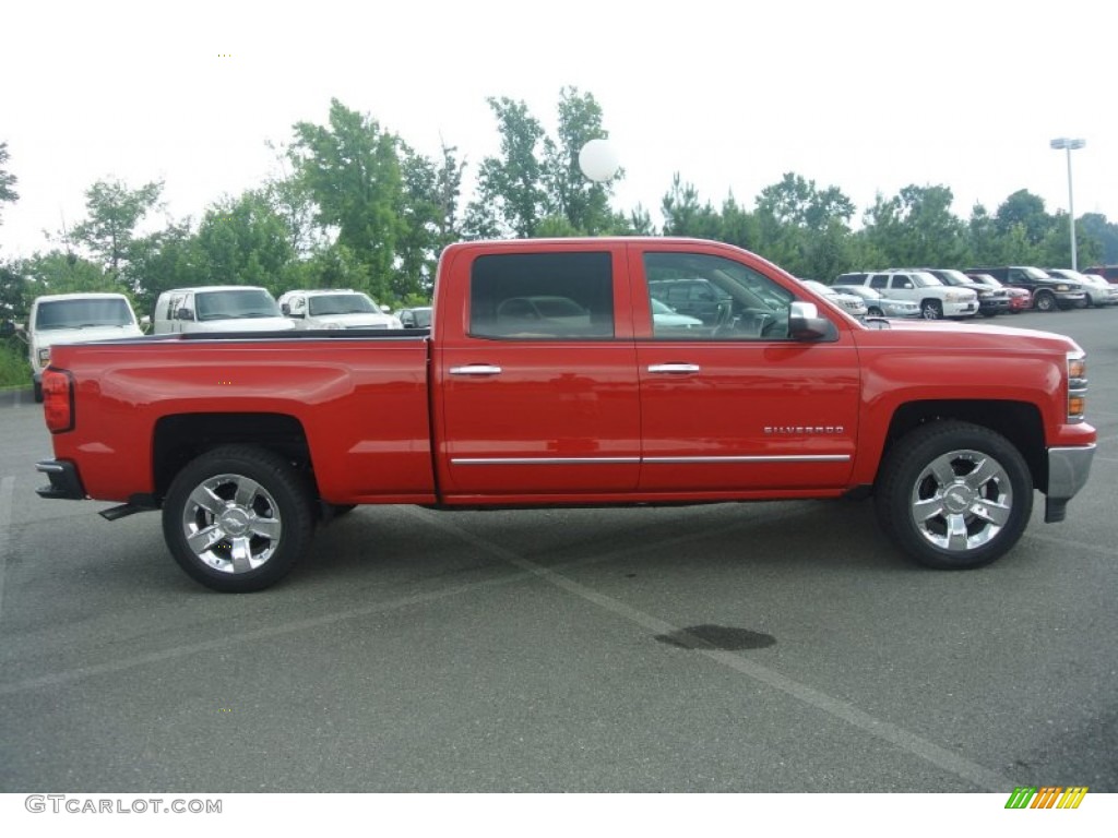 Victory Red 2014 Chevrolet Silverado 1500 LTZ Crew Cab Exterior Photo #83551659