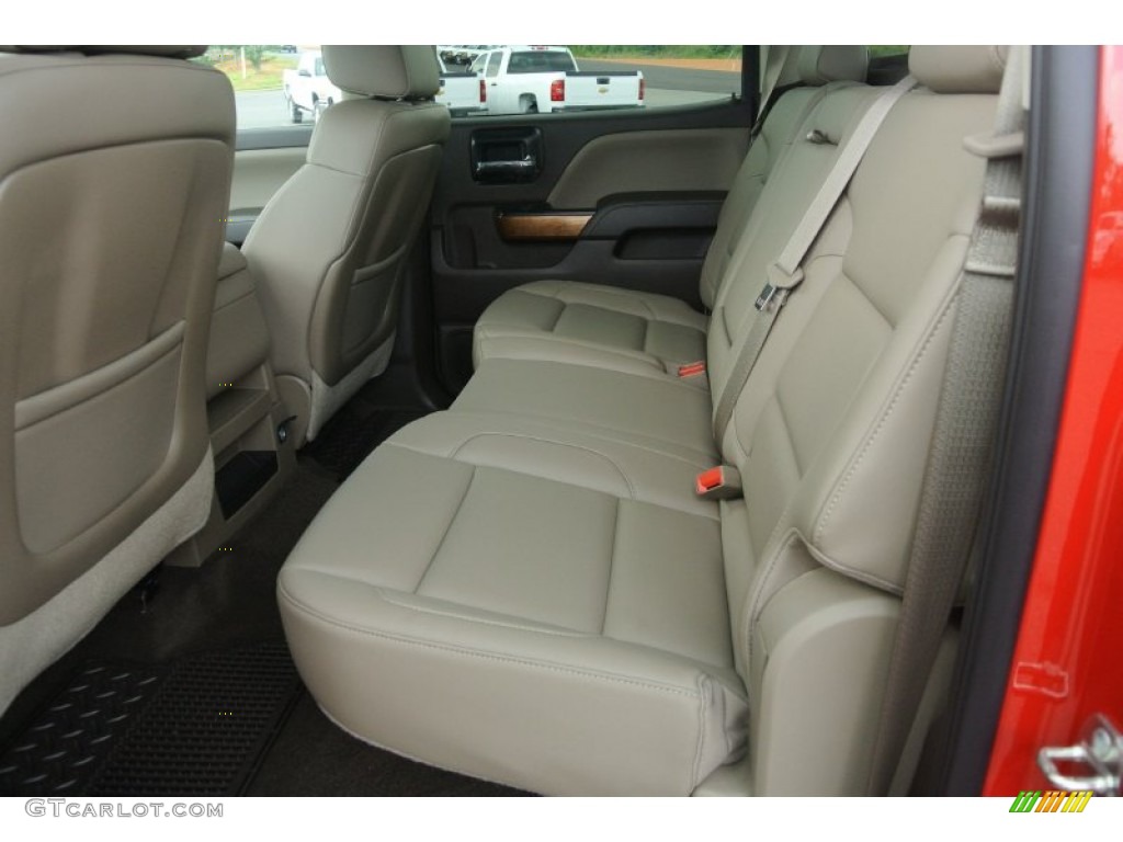 2014 Chevrolet Silverado 1500 LTZ Crew Cab Rear Seat Photo #83551875