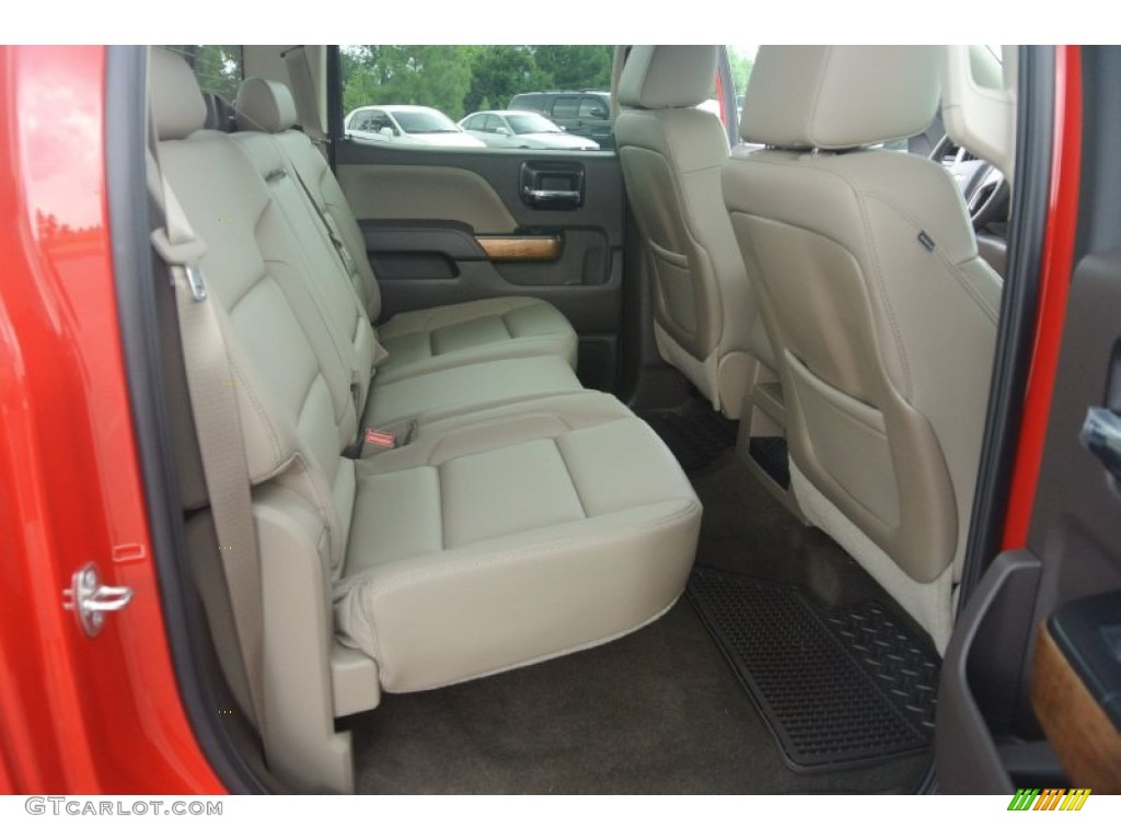 2014 Chevrolet Silverado 1500 LTZ Crew Cab Rear Seat Photo #83551896
