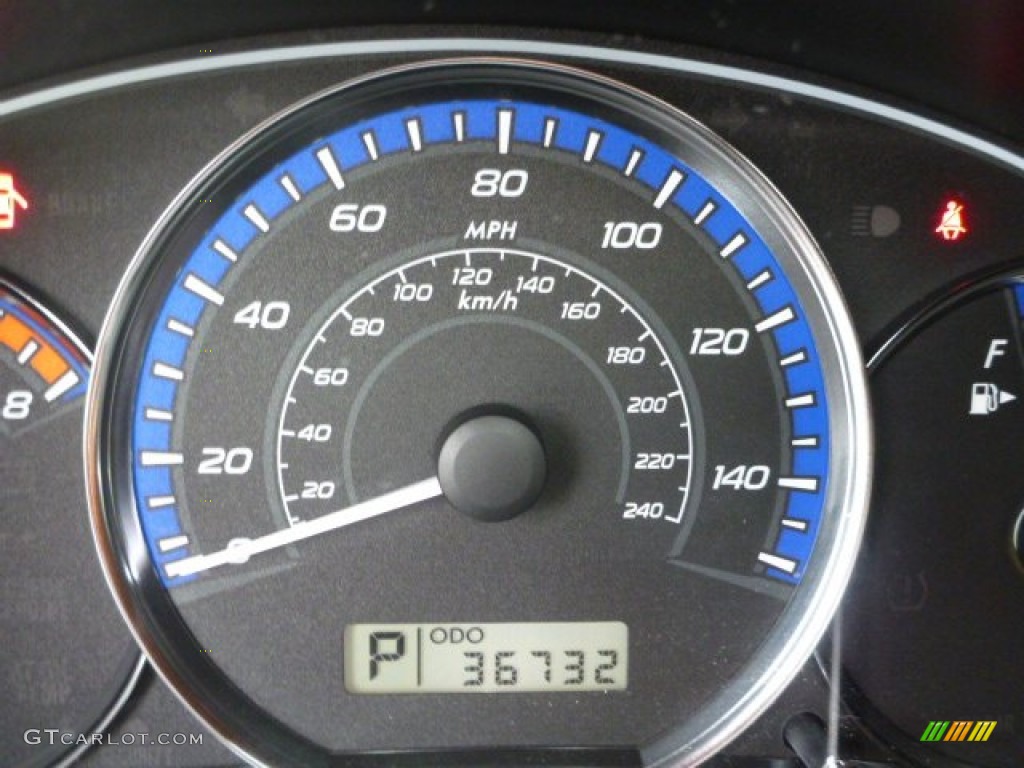 2011 Forester 2.5 X Premium - Spark Silver Metallic / Black photo #9