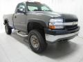 2001 Medium Charcoal Gray Metallic Chevrolet Silverado 2500HD Regular Cab 4x4  photo #1