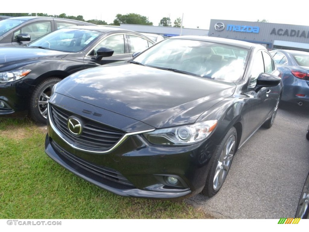 2014 MAZDA6 Grand Touring - Jet Black Mica / Black photo #1