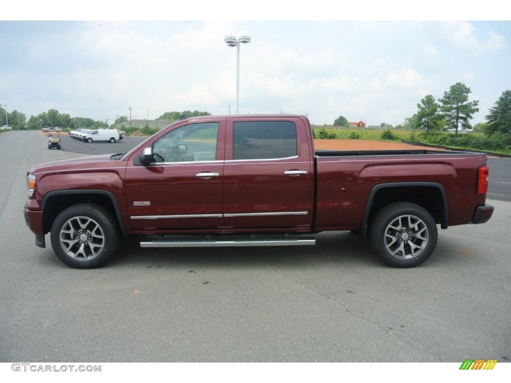 Sonoma Red Metallic 2014 GMC Sierra 1500 SLT Crew Cab 4x4 Exterior Photo #83553181
