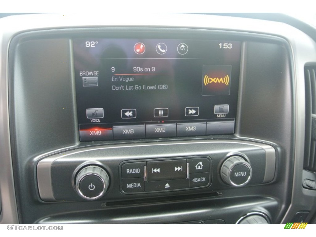 2014 GMC Sierra 1500 SLT Crew Cab 4x4 Controls Photo #83553365