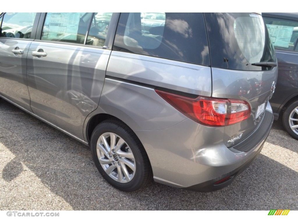 2013 MAZDA5 Sport - Liquid Silver Metallic / Black photo #2