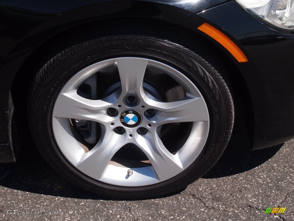 2011 3 Series 335i Coupe - Jet Black / Oyster/Black Dakota Leather photo #2