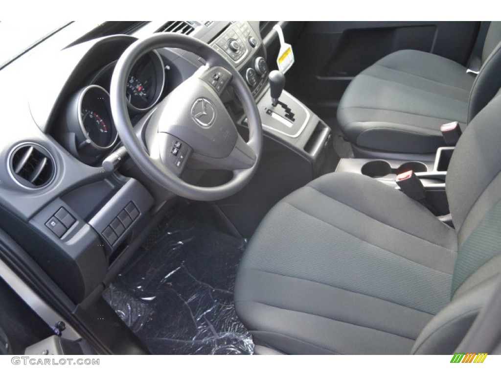 2013 MAZDA5 Sport - Liquid Silver Metallic / Black photo #4