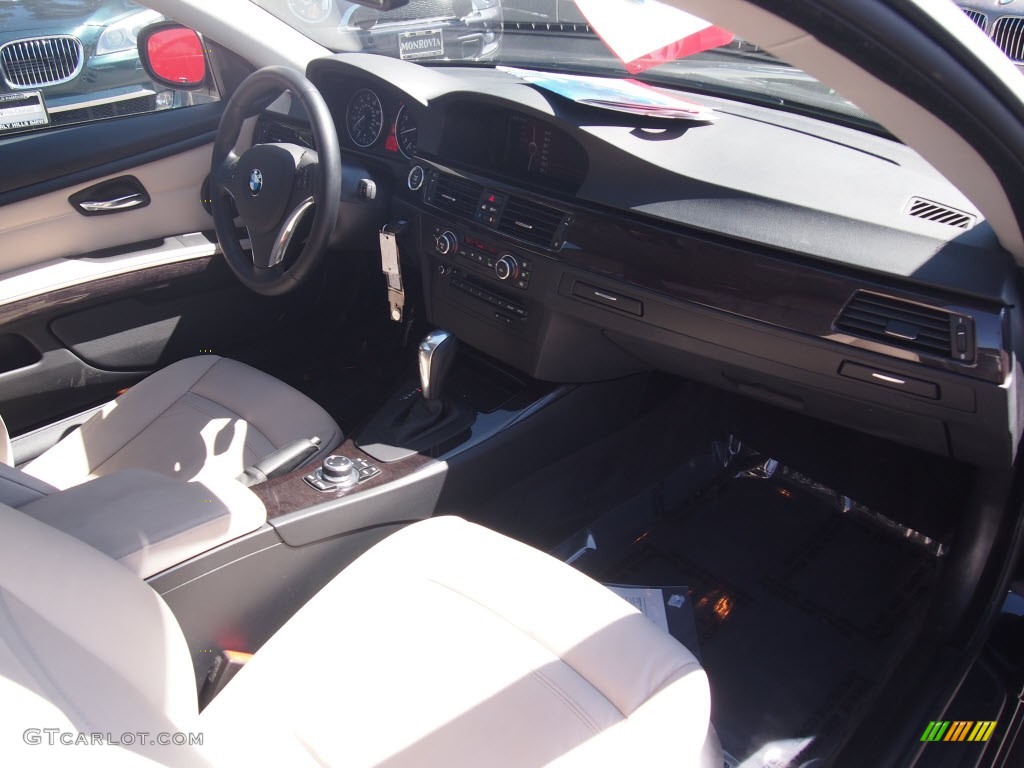 2011 3 Series 335i Coupe - Jet Black / Oyster/Black Dakota Leather photo #4