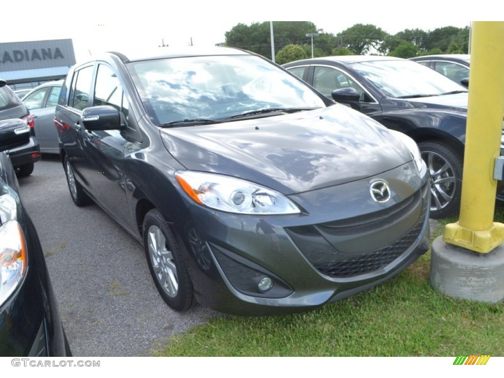 2013 MAZDA5 Sport - Meteor Gray Mica / Sand photo #1