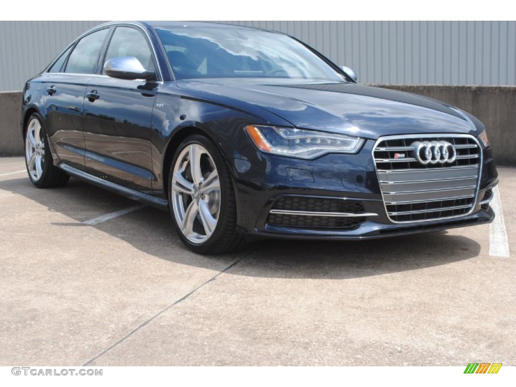 Moonlight Blue Metallic 2014 Audi S6 Prestige quattro Sedan Exterior Photo #83553609