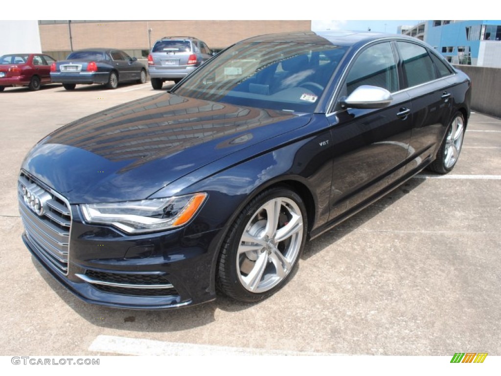 Moonlight Blue Metallic 2014 Audi S6 Prestige quattro Sedan Exterior Photo #83553651