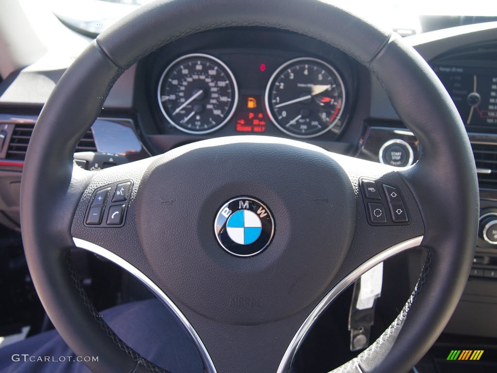2011 3 Series 335i Coupe - Jet Black / Oyster/Black Dakota Leather photo #16