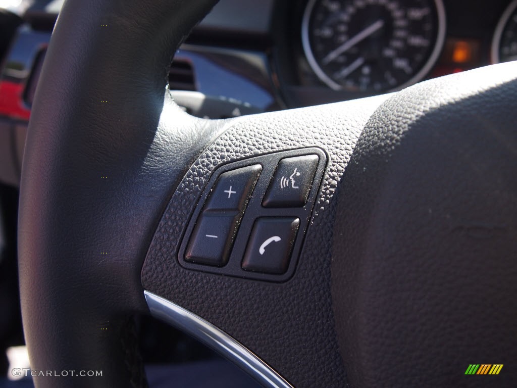 2011 3 Series 335i Coupe - Jet Black / Oyster/Black Dakota Leather photo #17