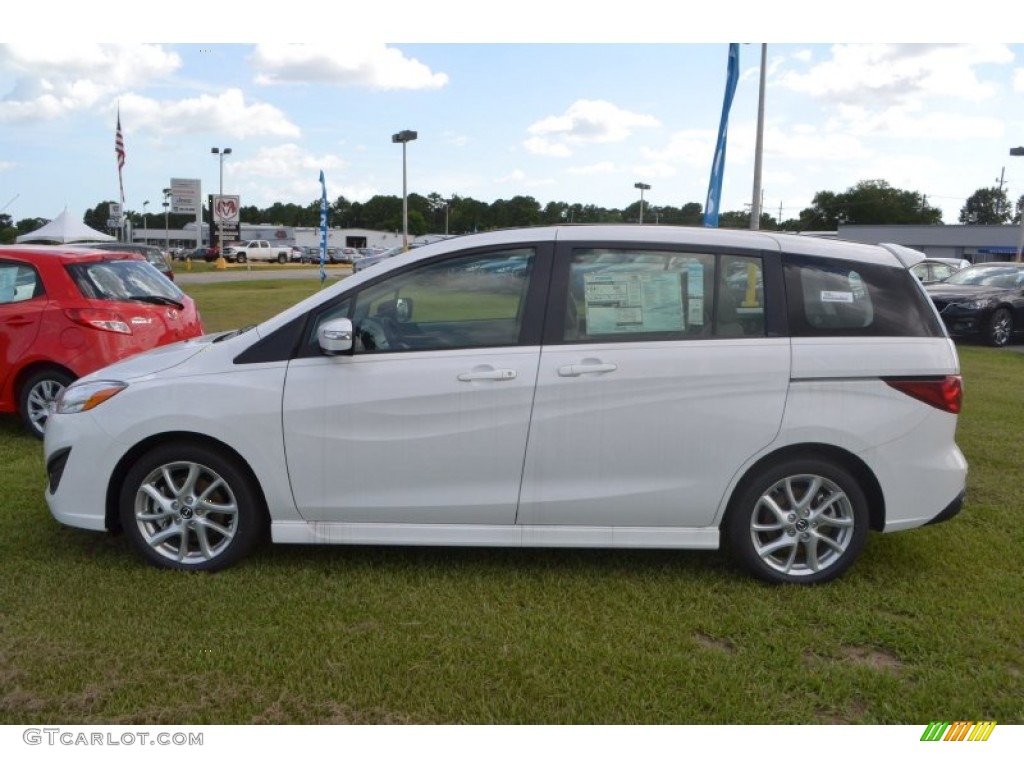 Crystal White Pearl 2013 Mazda MAZDA5 Touring Exterior Photo #83553900