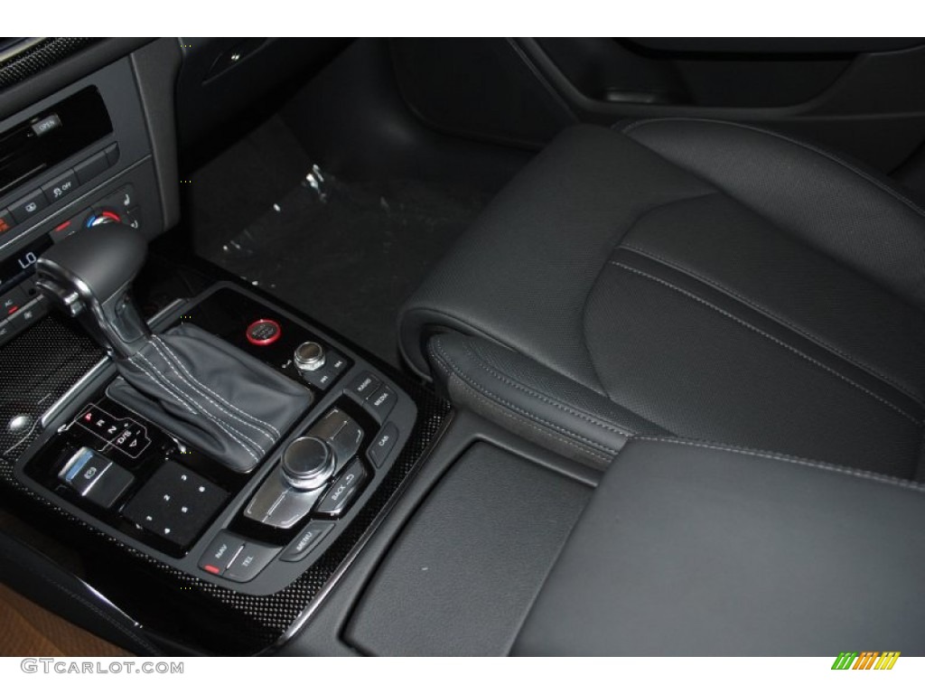 2014 S6 Prestige quattro Sedan - Moonlight Blue Metallic / Black Valcona photo #17