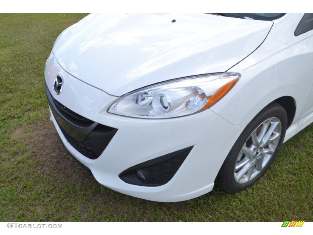 2013 MAZDA5 Touring - Crystal White Pearl / Sand photo #6