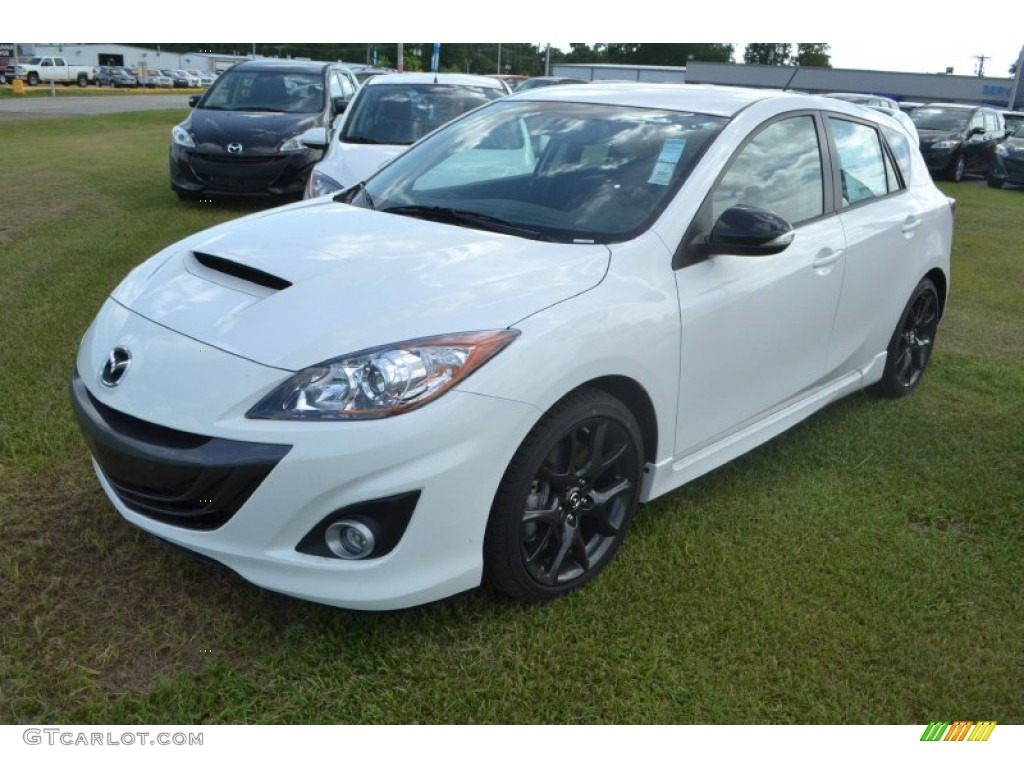 Crystal White Pearl Mica 2013 Mazda MAZDA3 MAZDASPEED3 Exterior Photo #83554047