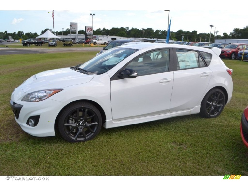Crystal White Pearl Mica 2013 Mazda MAZDA3 MAZDASPEED3 Exterior Photo #83554074