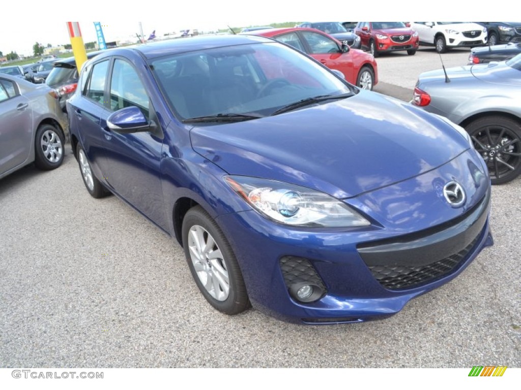 Indigo Lights Mica 2013 Mazda MAZDA3 i Grand Touring 5 Door Exterior Photo #83554434