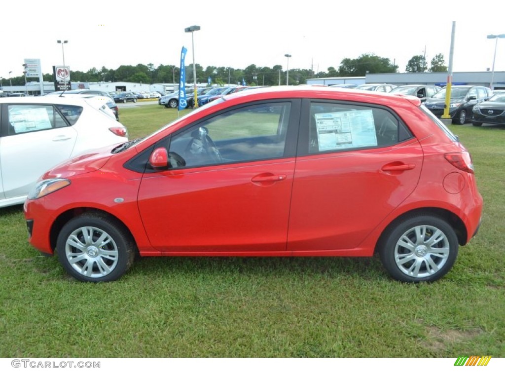 True Red 2013 Mazda MAZDA2 Sport Exterior Photo #83555256