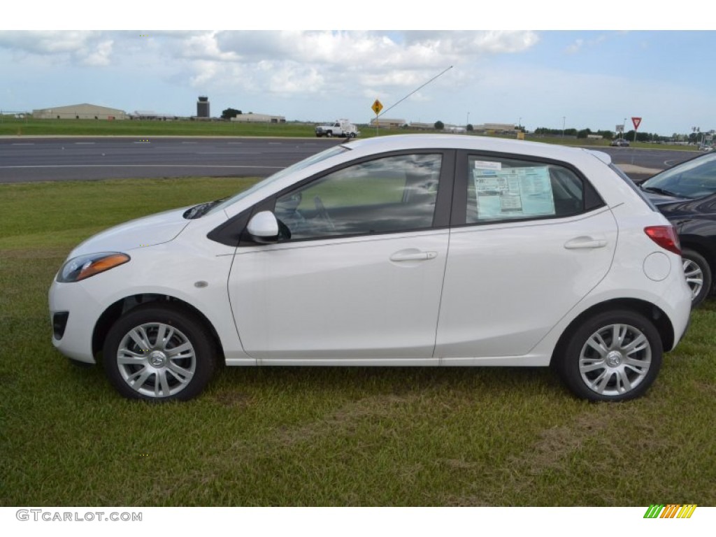 2013 MAZDA2 Sport - Crystal White Pearl Mica / Black photo #3