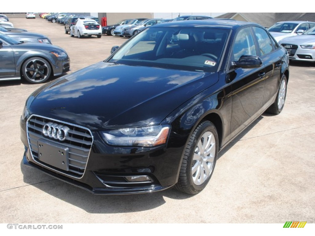 Brilliant Black 2014 Audi A4 2.0T Sedan Exterior Photo #83555421