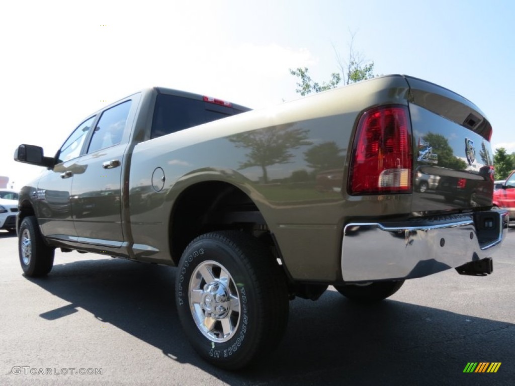 2013 2500 SLT Crew Cab 4x4 - Prairie Pearl / Canyon Brown/Light Frost Beige photo #2