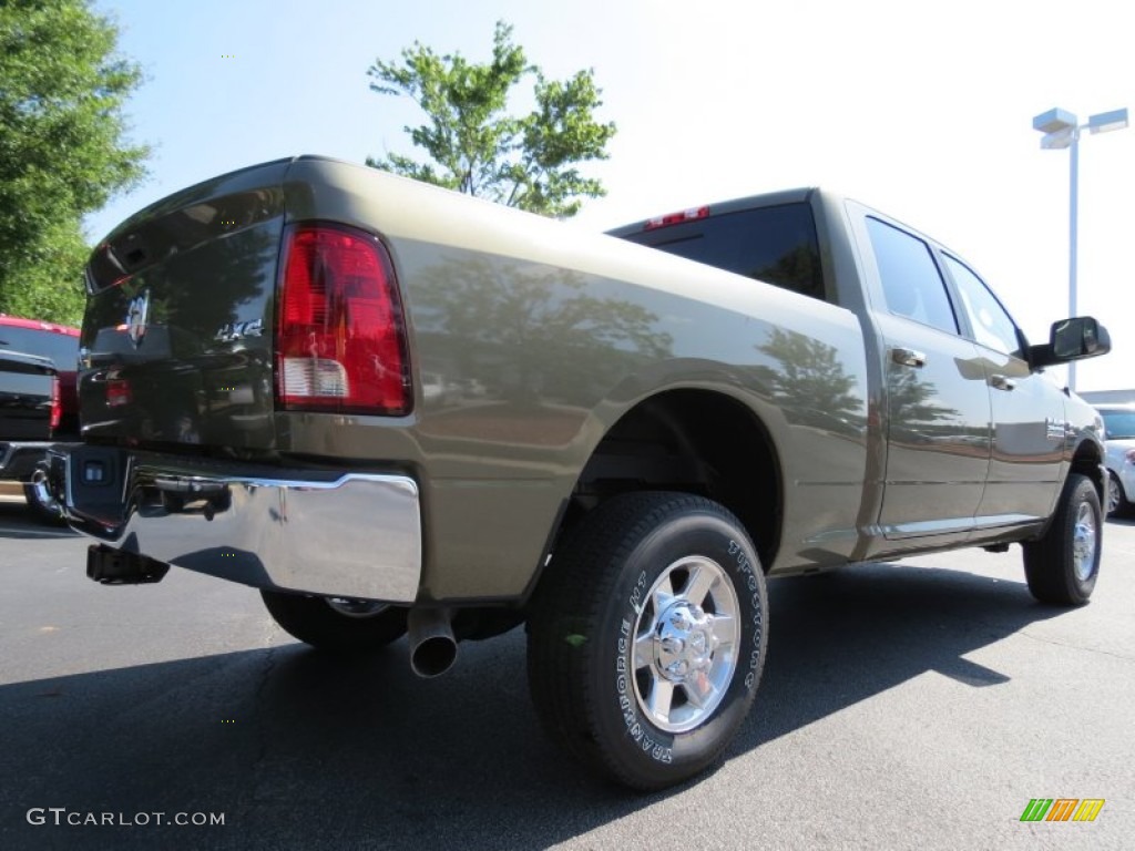 2013 2500 SLT Crew Cab 4x4 - Prairie Pearl / Canyon Brown/Light Frost Beige photo #3