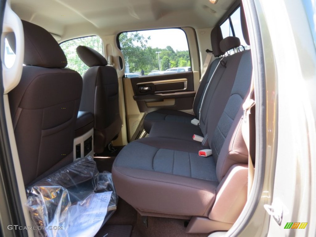2013 2500 SLT Crew Cab 4x4 - Prairie Pearl / Canyon Brown/Light Frost Beige photo #8