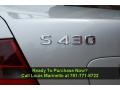 Brilliant Silver Metallic - S 430 Sedan Photo No. 107
