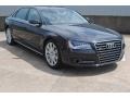 Oolong Gray Metallic 2014 Audi A8 L 4.0T quattro Exterior