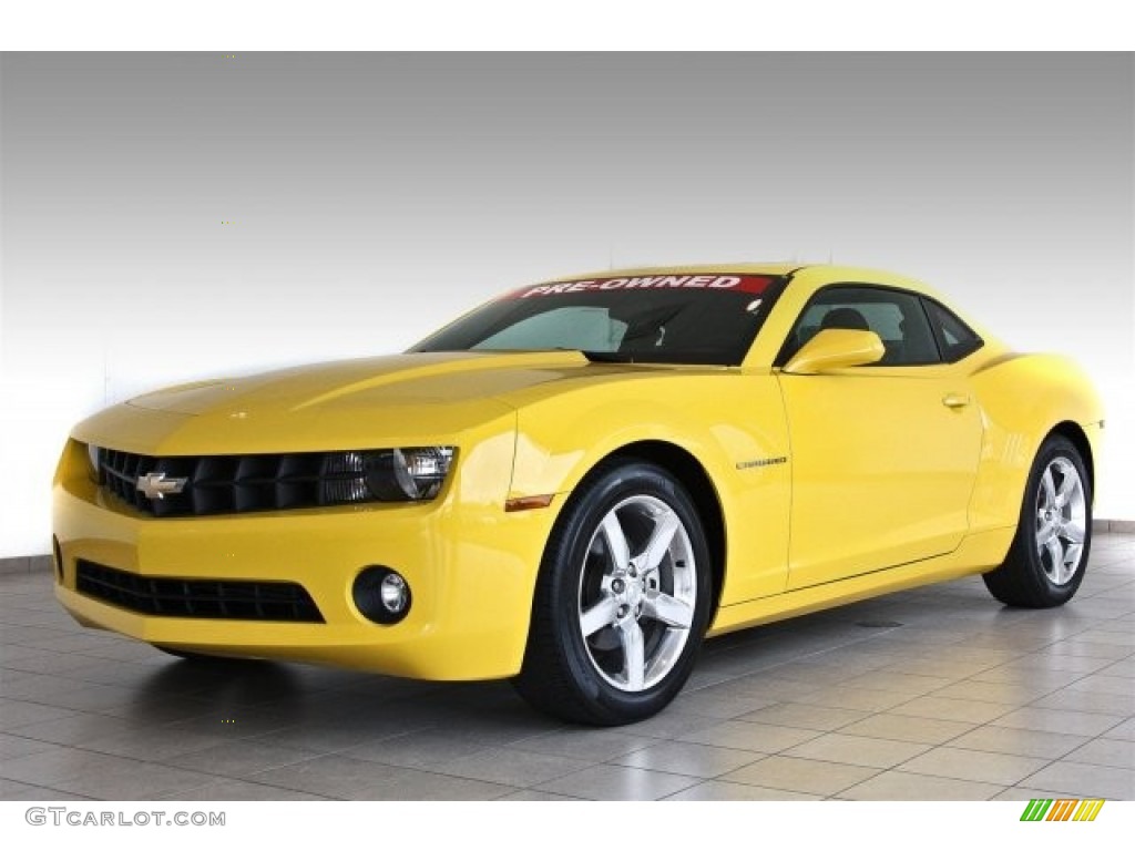 Rally Yellow 2012 Chevrolet Camaro LT Coupe Exterior Photo #83556696