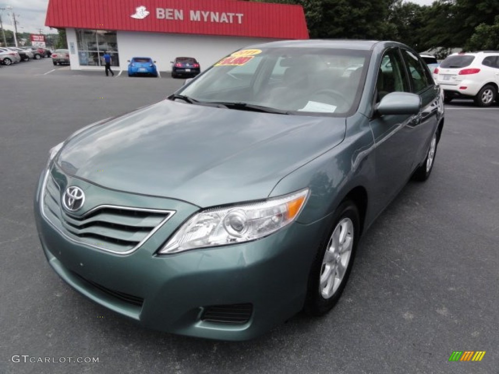 2011 Camry  - Spruce Green Mica / Bisque photo #1