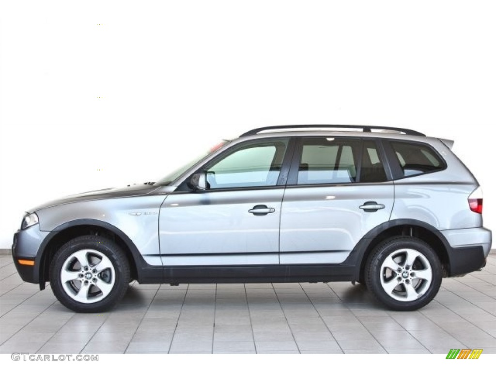 Silver Grey Metallic 2007 BMW X3 3.0si Exterior Photo #83556954