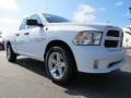 2013 Bright White Ram 1500 Tradesman Quad Cab  photo #4