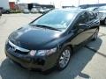 2009 Crystal Black Pearl Honda Civic EX-L Sedan  photo #7