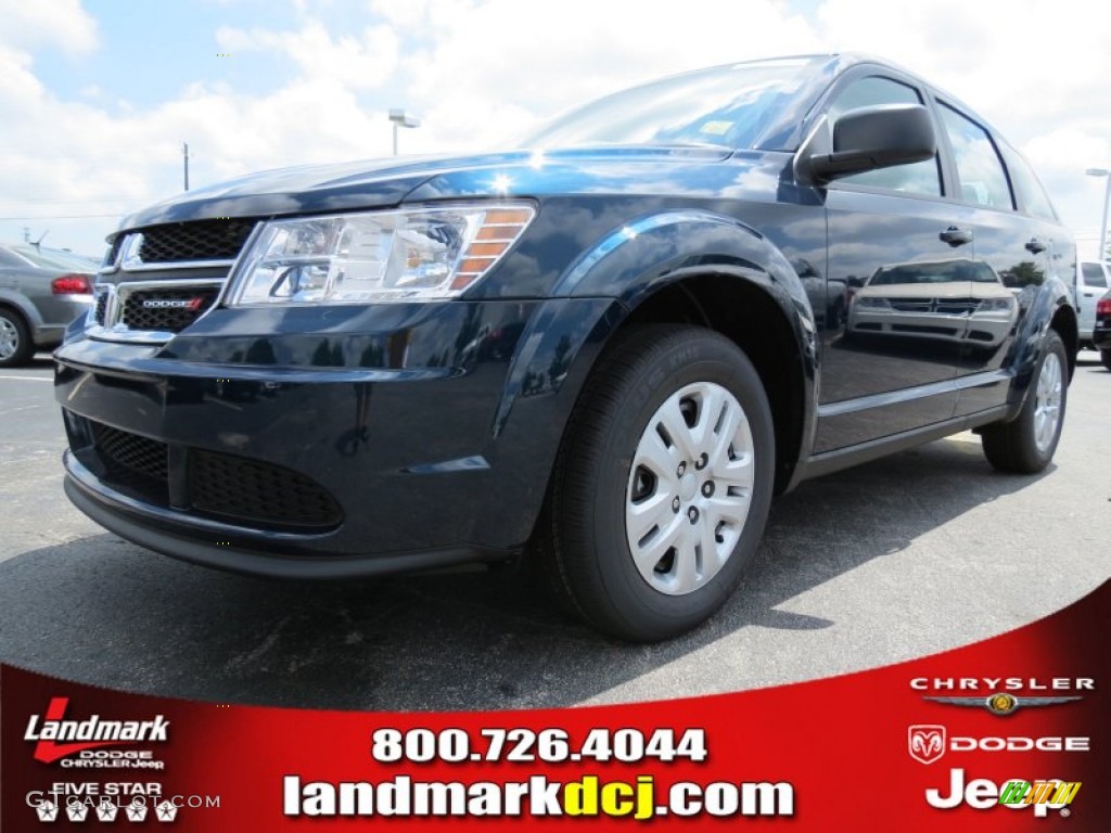 2013 Fathom Blue Pearl Dodge Journey American Value Package 83499216
