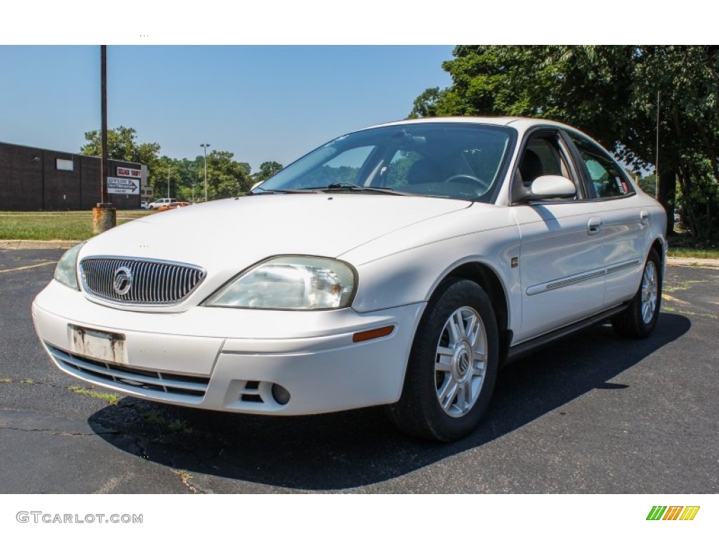 2004 Sable LS Premium Sedan - Vibrant White / Dark Charcoal photo #1