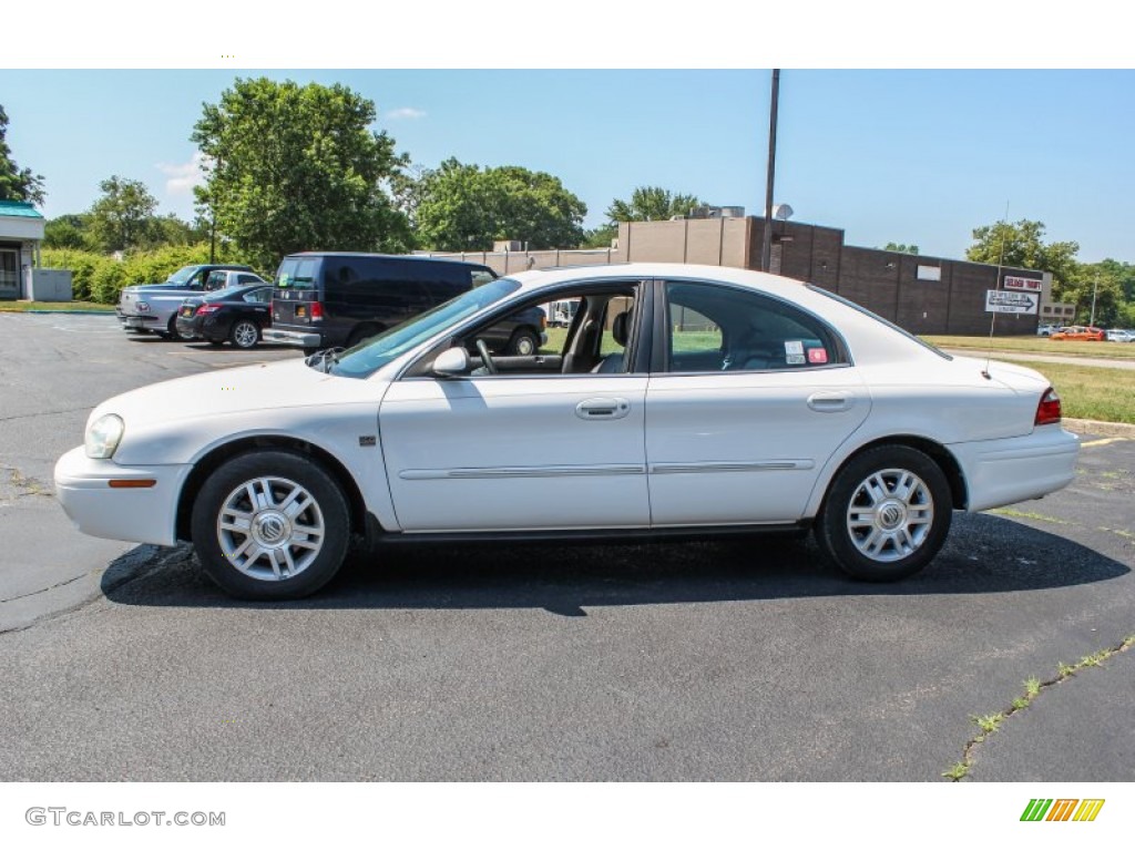 2004 Sable LS Premium Sedan - Vibrant White / Dark Charcoal photo #3