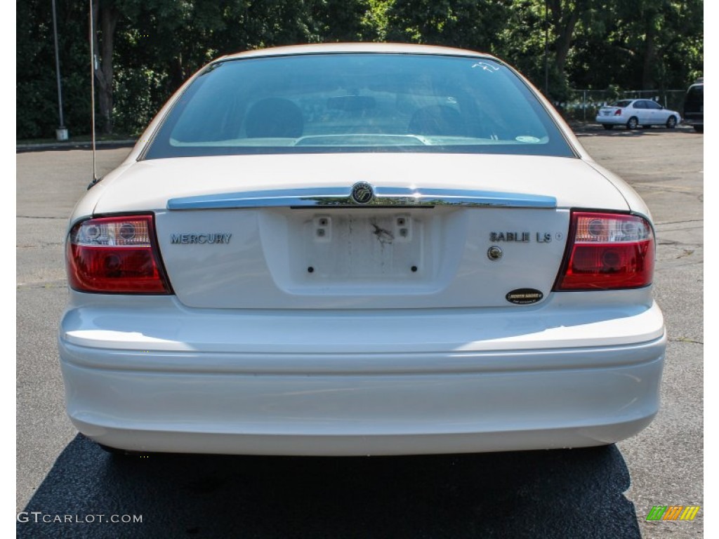 2004 Sable LS Premium Sedan - Vibrant White / Dark Charcoal photo #5