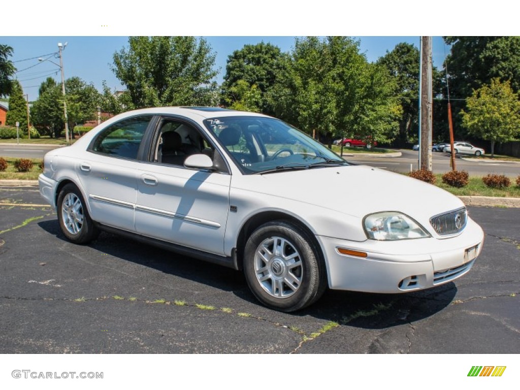 2004 Sable LS Premium Sedan - Vibrant White / Dark Charcoal photo #8