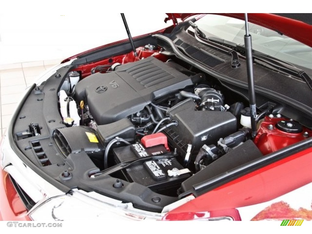 2013 Camry XLE V6 - Barcelona Red Metallic / Ash photo #6