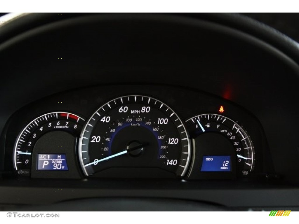 2013 Camry XLE V6 - Barcelona Red Metallic / Ash photo #10