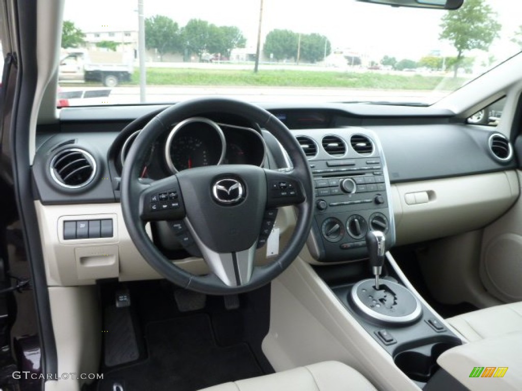 2011 Mazda CX-7 s Touring Sand Dashboard Photo #83560236