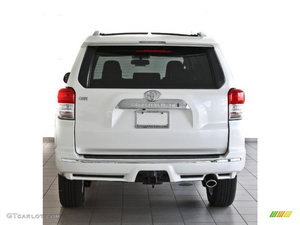 2013 4Runner Limited 4x4 - Blizzard White Pearl / Black Leather photo #4