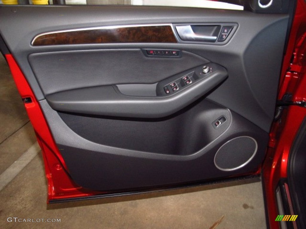 2014 Audi Q5 2.0 TFSI quattro Black Door Panel Photo #83561490