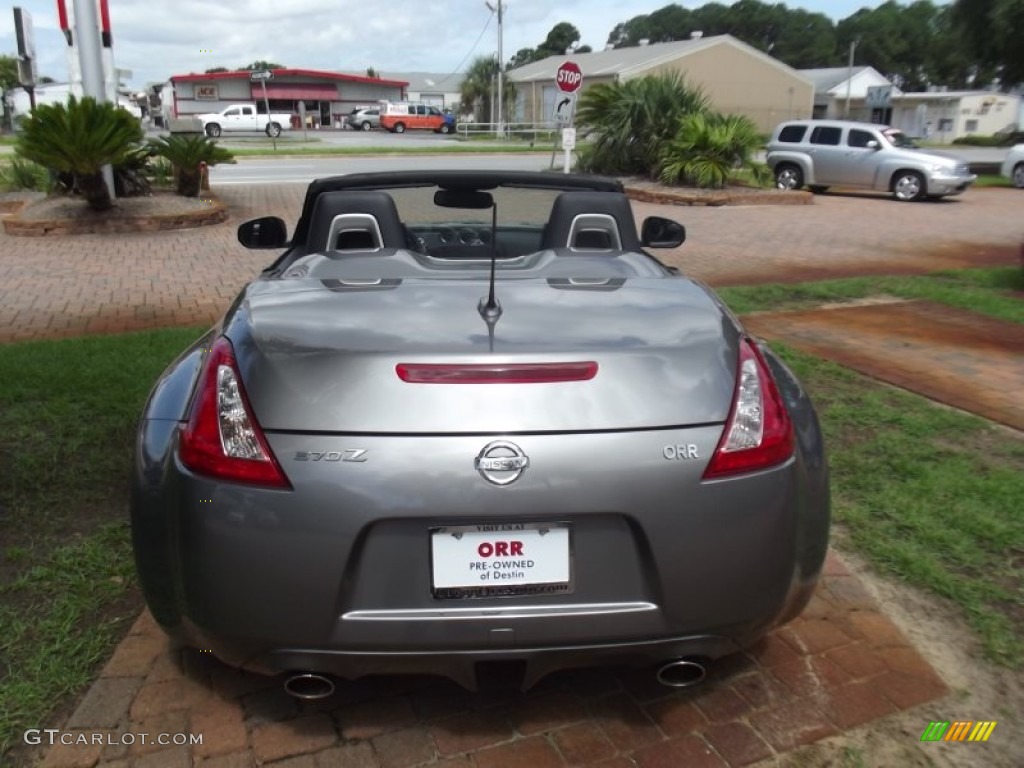 2010 370Z Touring Roadster - Platinum Graphite / Black Leather photo #24