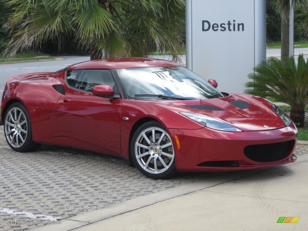 2011 Evora Coupe - Canyon Red Metallic / Oyster photo #1
